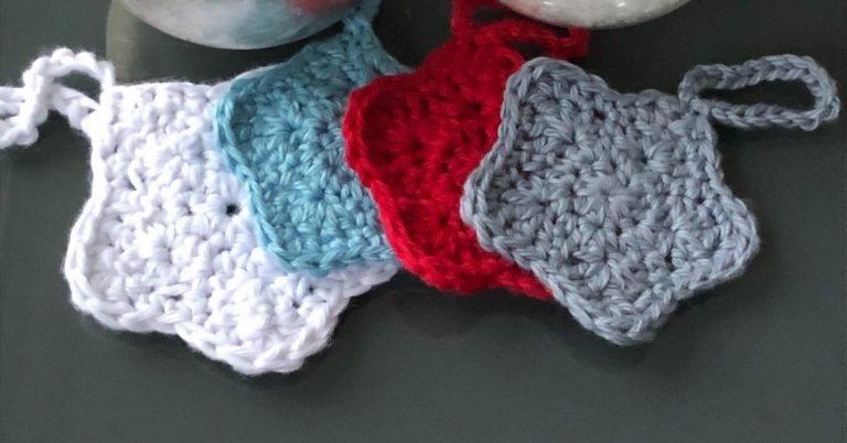 Starry Banner Crocheted Stars Pdf Pattern