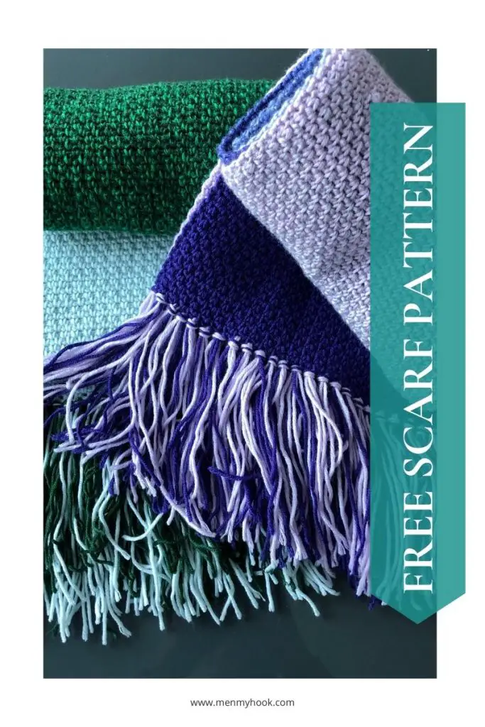 Fringed Linen Stitch Scarf