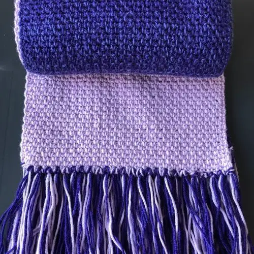 Easy Linen Stitch Scarf - free crochet pattern