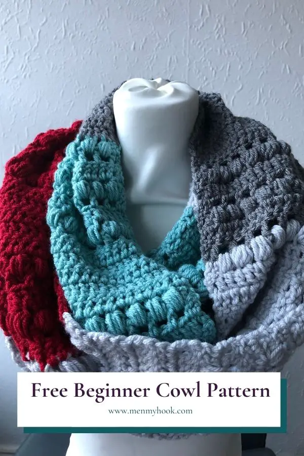 Beginner crochet infinity scarf pattern