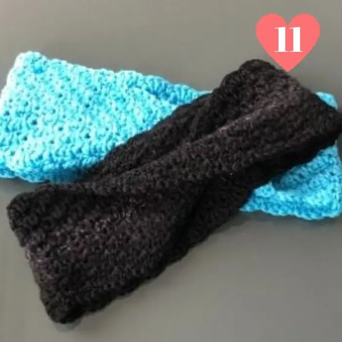 Blooming Headband 24 days of love blog hop image for free pattern download