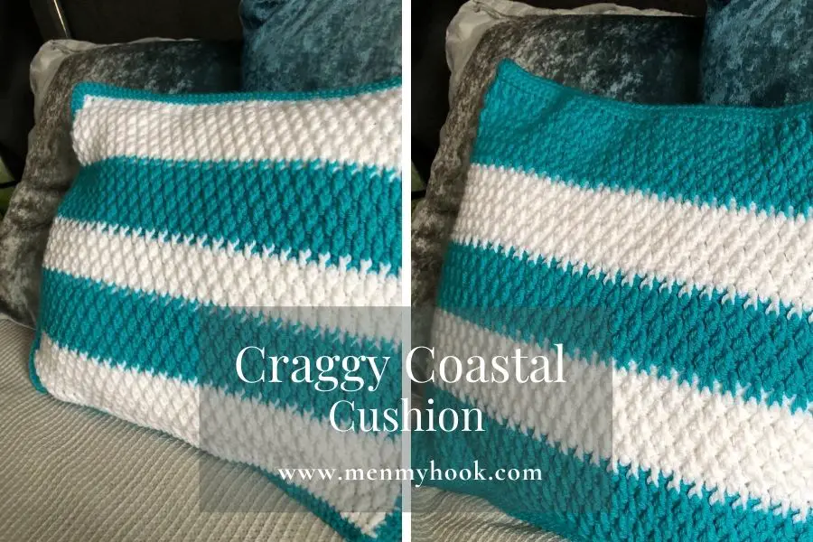 alpine stitch crochet cushion cover pattern