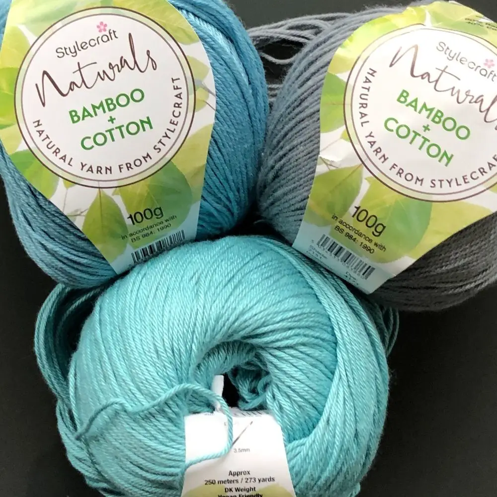 Stylecraft Naturals Bamboo Cotton image for 3 fav cotton yarns review blog post