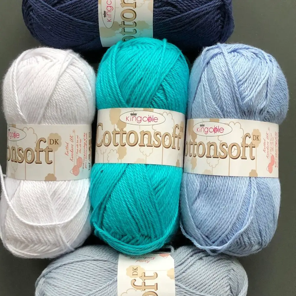 King Cole Cottons Soft yarn picture in 3 great cotton yarns to try review post