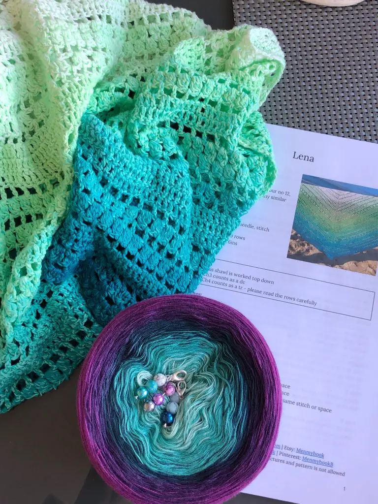 Lena Triangle Shawl Genie Kit Image