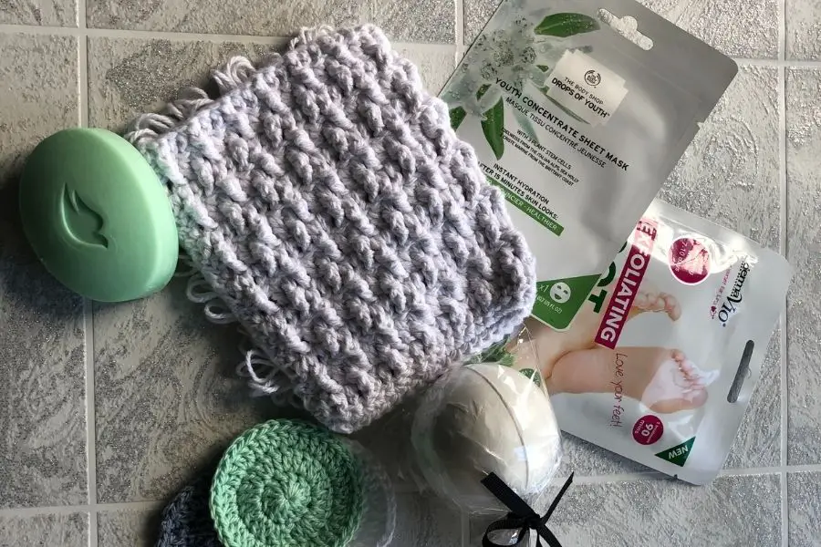 Free exfoliating scrubbie crochet pattern