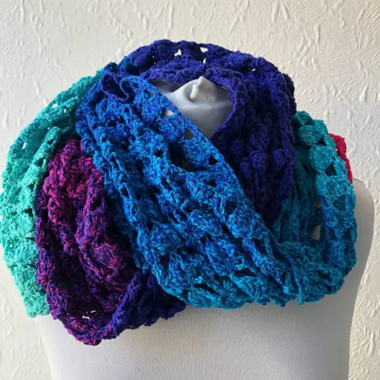 Easy One Skein Crochet Shawl Pattern - Shanae Wrap