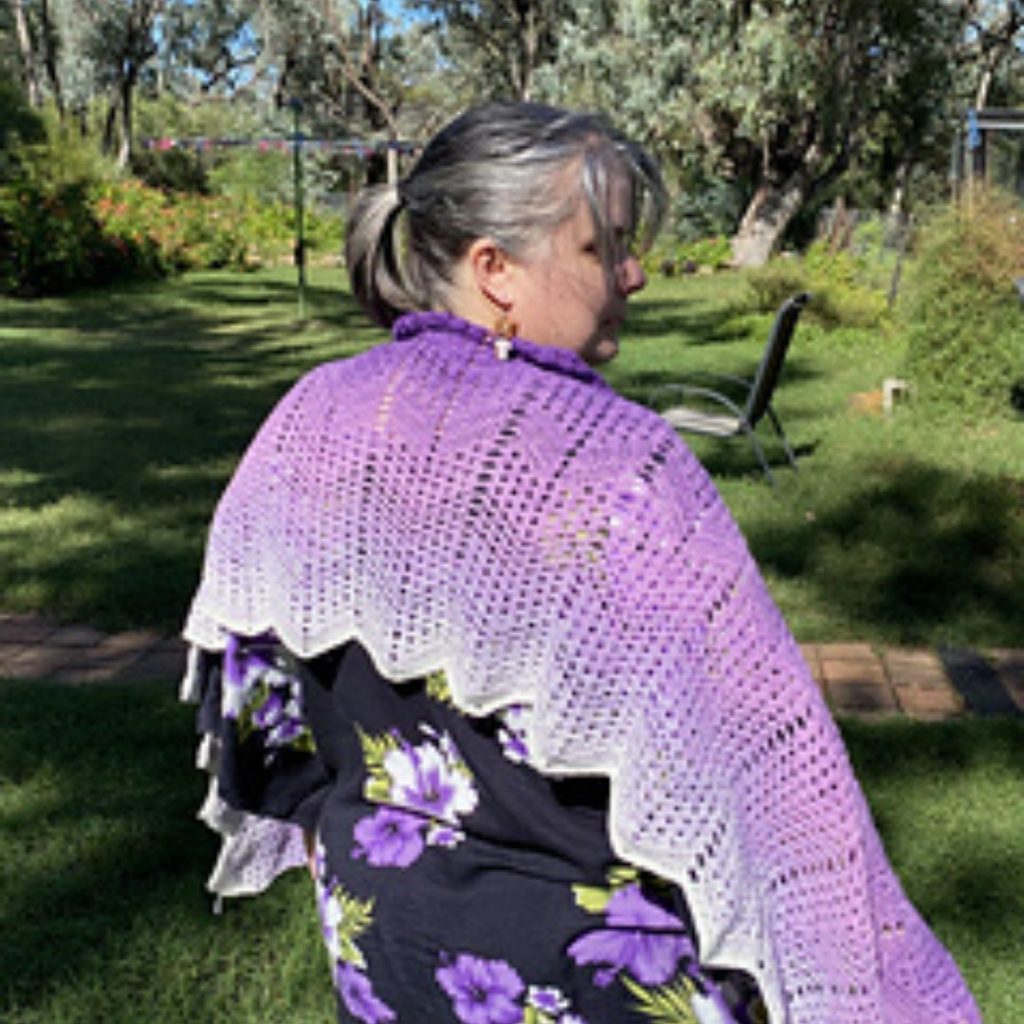 Sweet Pea, Granny Chevron Crochet Pattern Tester Version