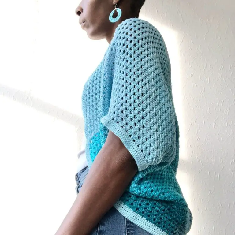 Nain Cocoon Free easy c2c cocoon cardigan crochet pattern
