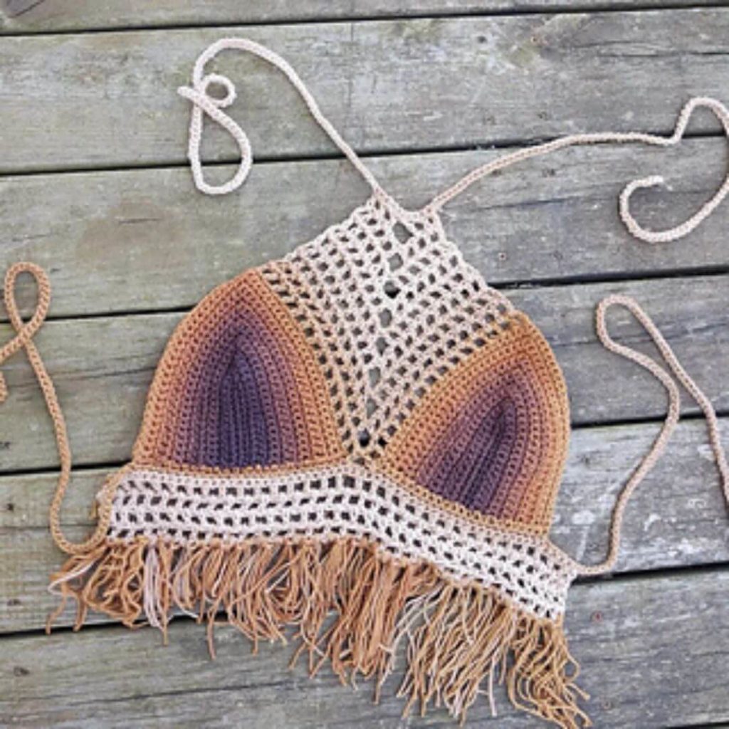Fringeworthy Festival Top Boho Crochet Crop Top Pattern