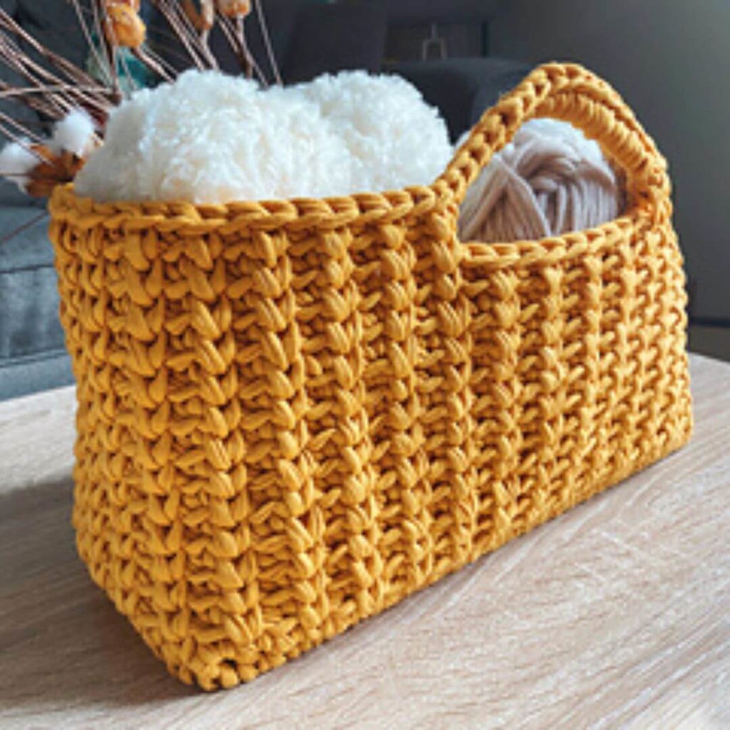 Jenna Stash Basket Crochet Basket Pattern