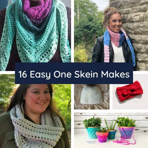 16 Easy one skein crochet projects