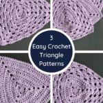 3 FREE Easy crochet triangles