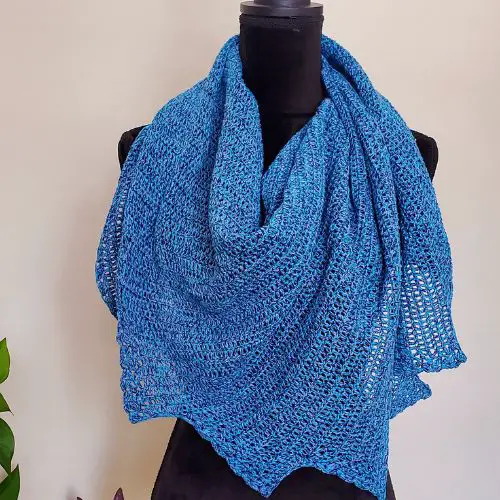 Judy Bridget Crescent Shawl Test