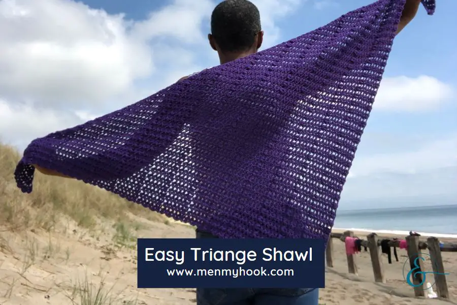Beginner Triangle Shawl Ana Mae