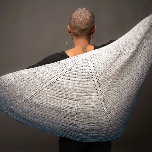 Puff Stitch Crochet Shawl Pattern Cleo