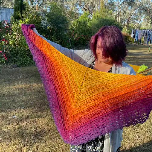 Carmel test Vanessa in Imperial Purple