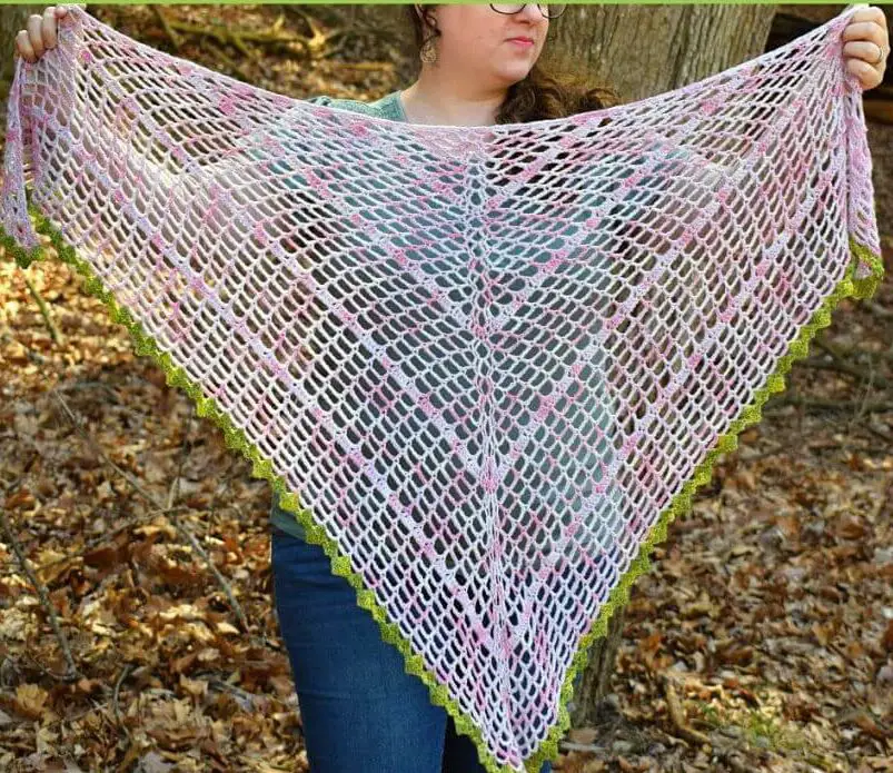 99 Easy Crochet Triangle Shawl Patterns