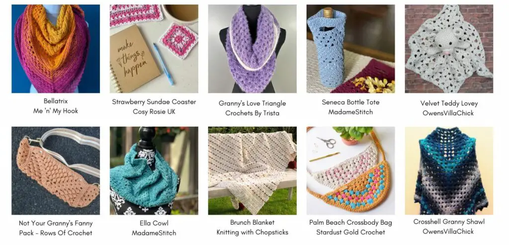 Stitching with Granny 2023 Pattern Group image