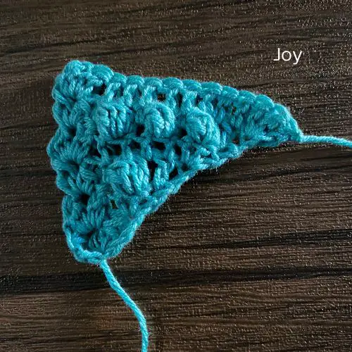 Joy Section In The Mood Triangle Shawl