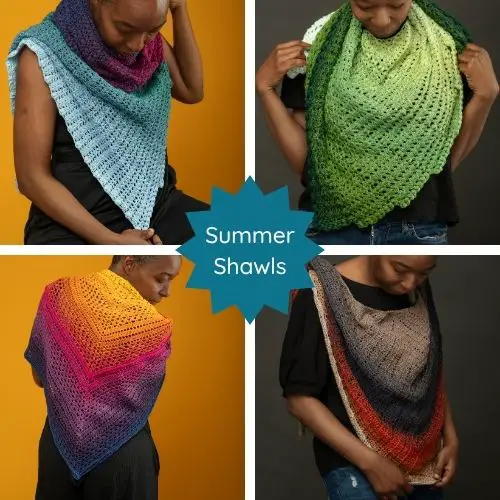 11 Beginner Summer Shawl Crochet Patterns